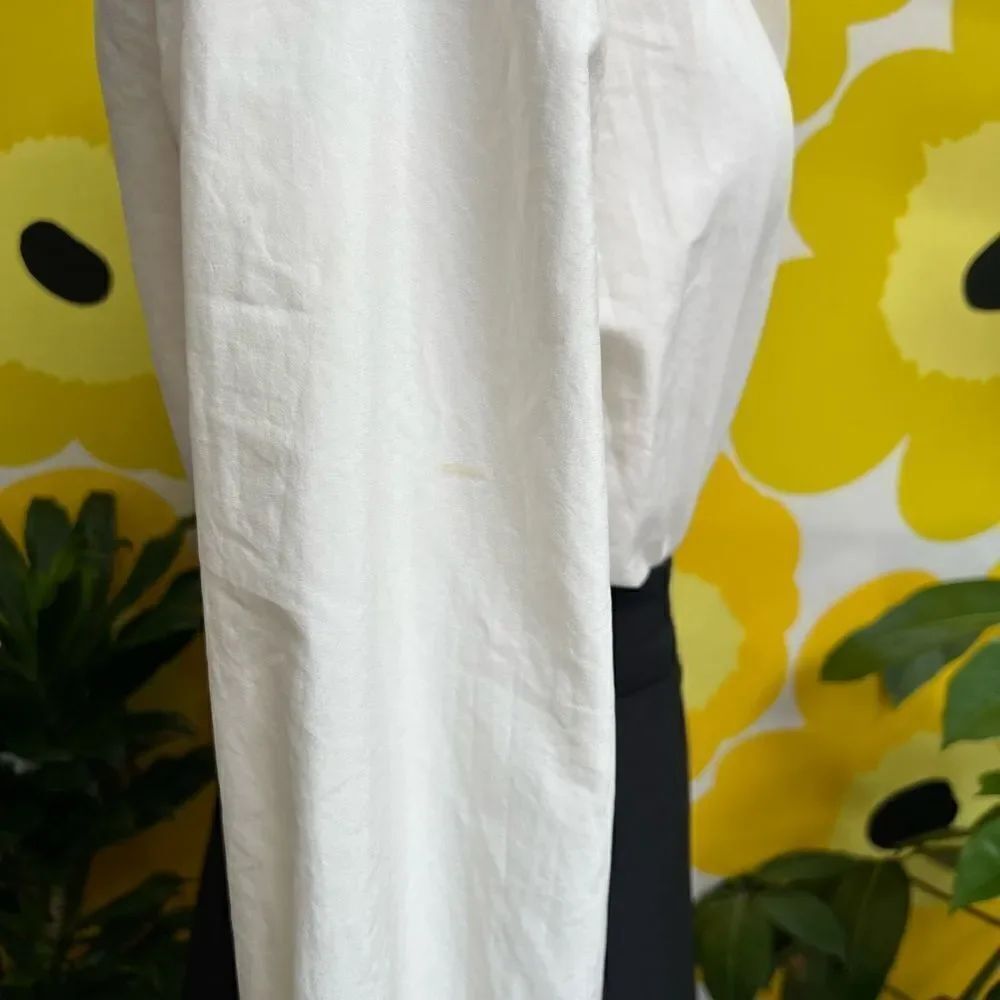 Rad Vintage 1990s Vivid Colorblock Double Collar Button Down Blouse - Picture 12 of 12